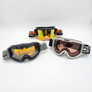 Ski/Snowboarding Goggles - Bolle, Quicksilver, Scott - 3 Pairs, Unisex